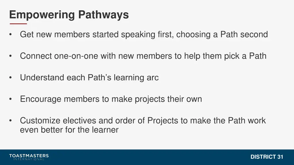 empowering pathways