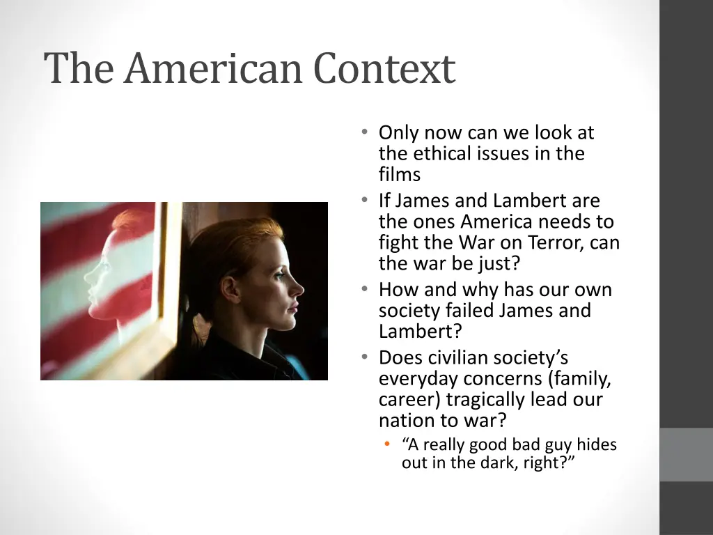 the american context