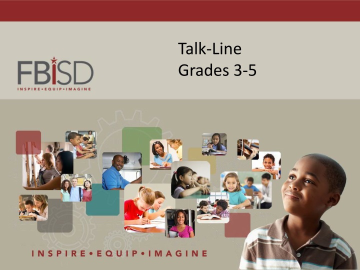 talk line grades 3 5