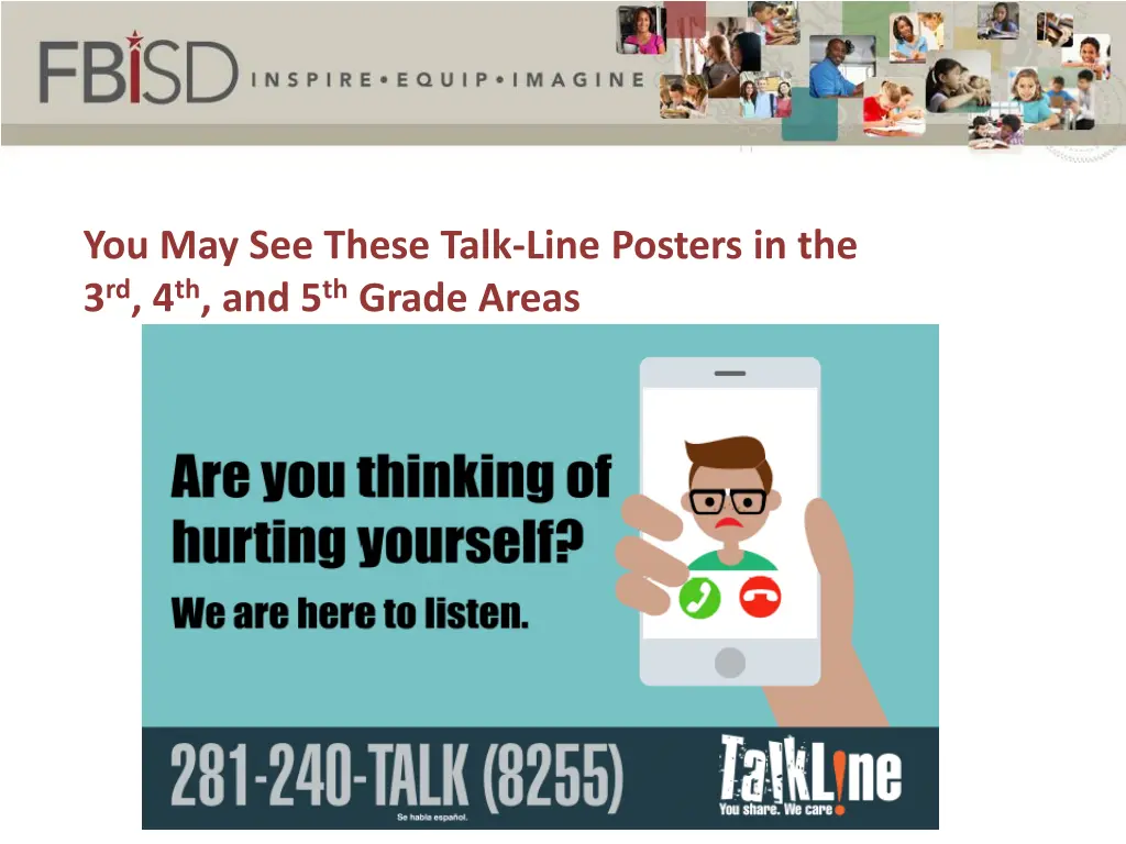 you may see these talk line posters 1