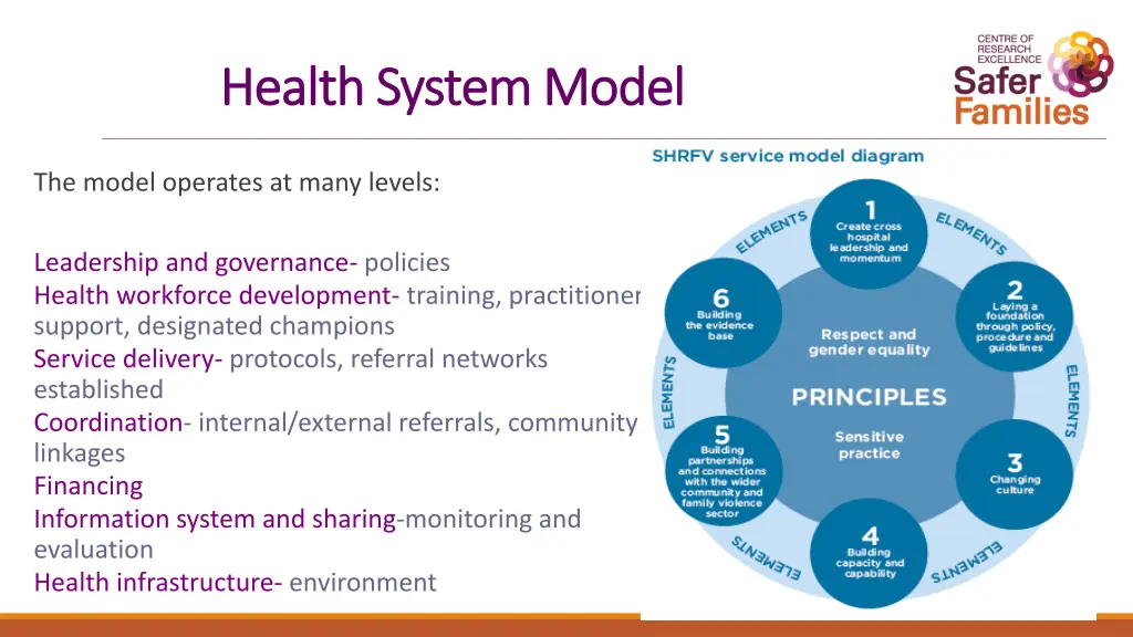 health system model health system model