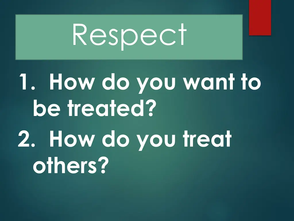 respect 1