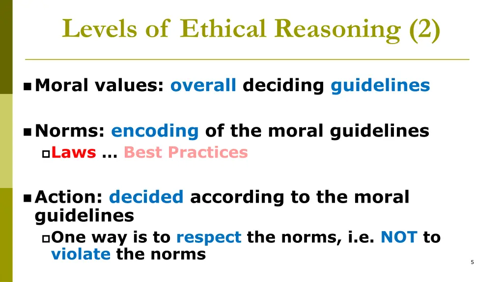 levels of ethical reasoning 2