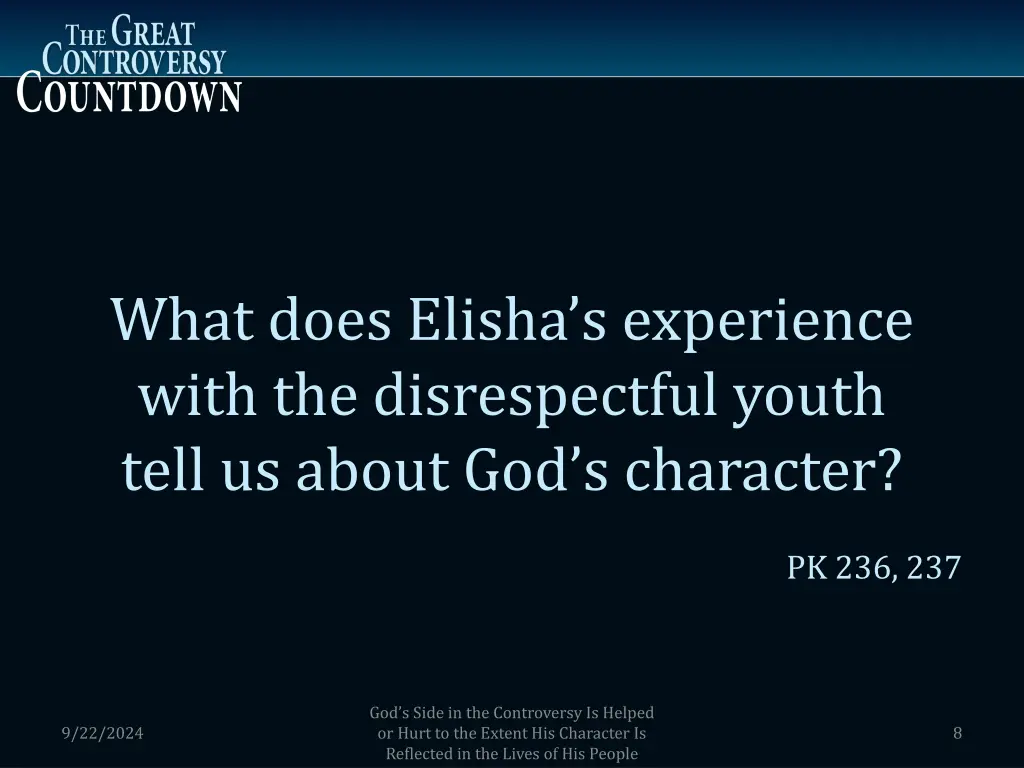 what does elisha s experience with