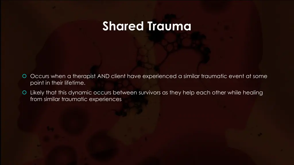 shared trauma