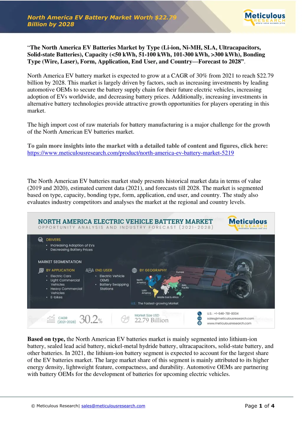 north america ev battery market worth 1