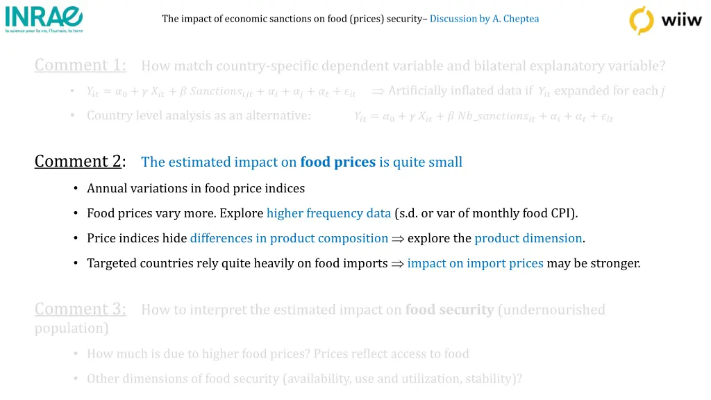 the impact of economic sanctions on food prices 3