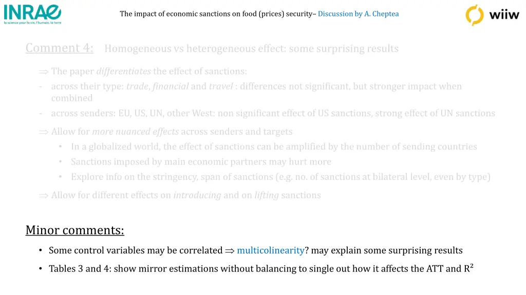 the impact of economic sanctions on food prices 9