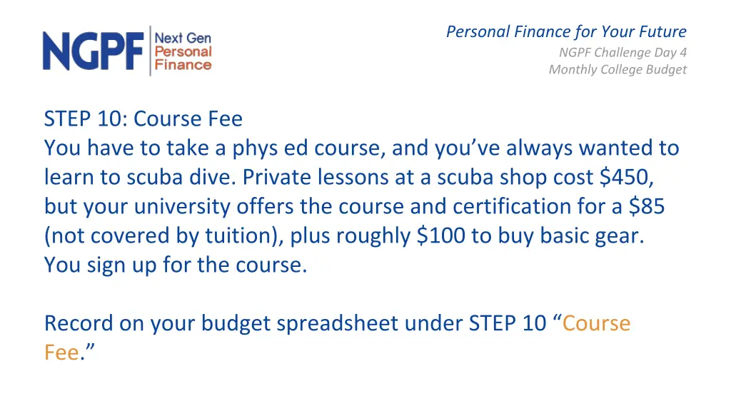 personal finance for your future ngpf challenge 12