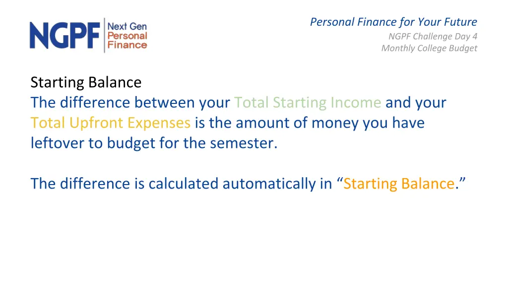 personal finance for your future ngpf challenge 15