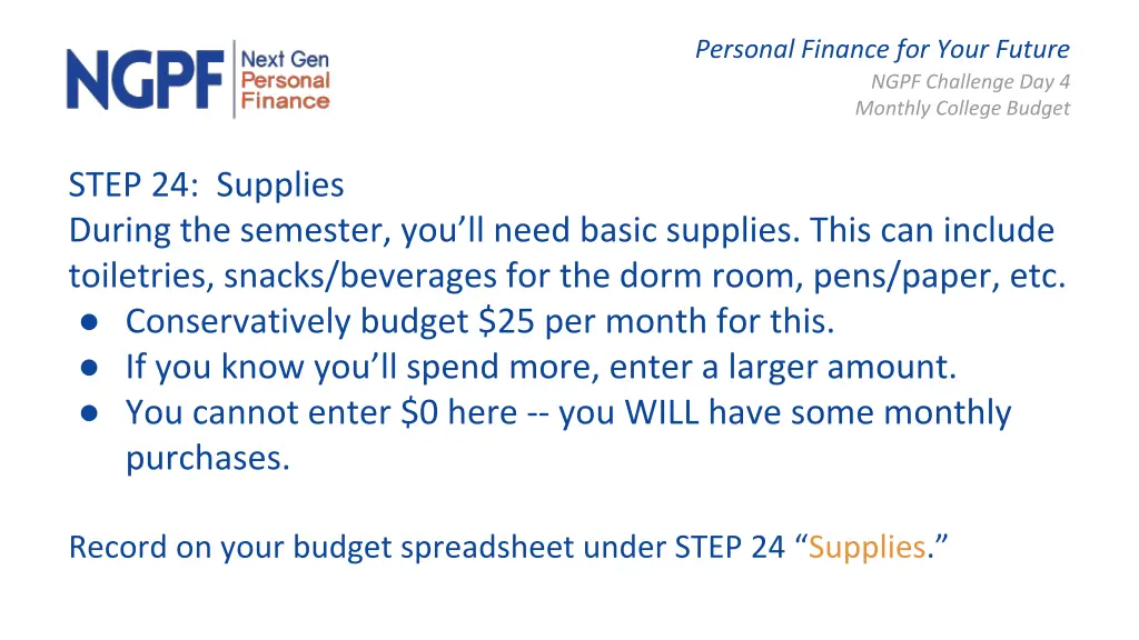 personal finance for your future ngpf challenge 32