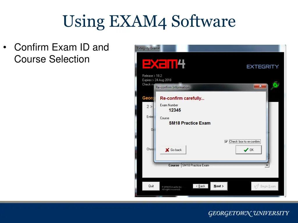 using exam4 software 4