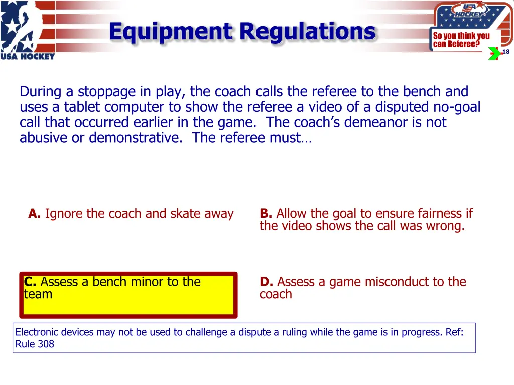 equipment regulations 1