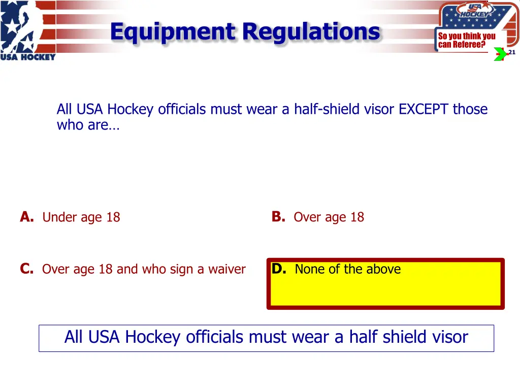 equipment regulations 2