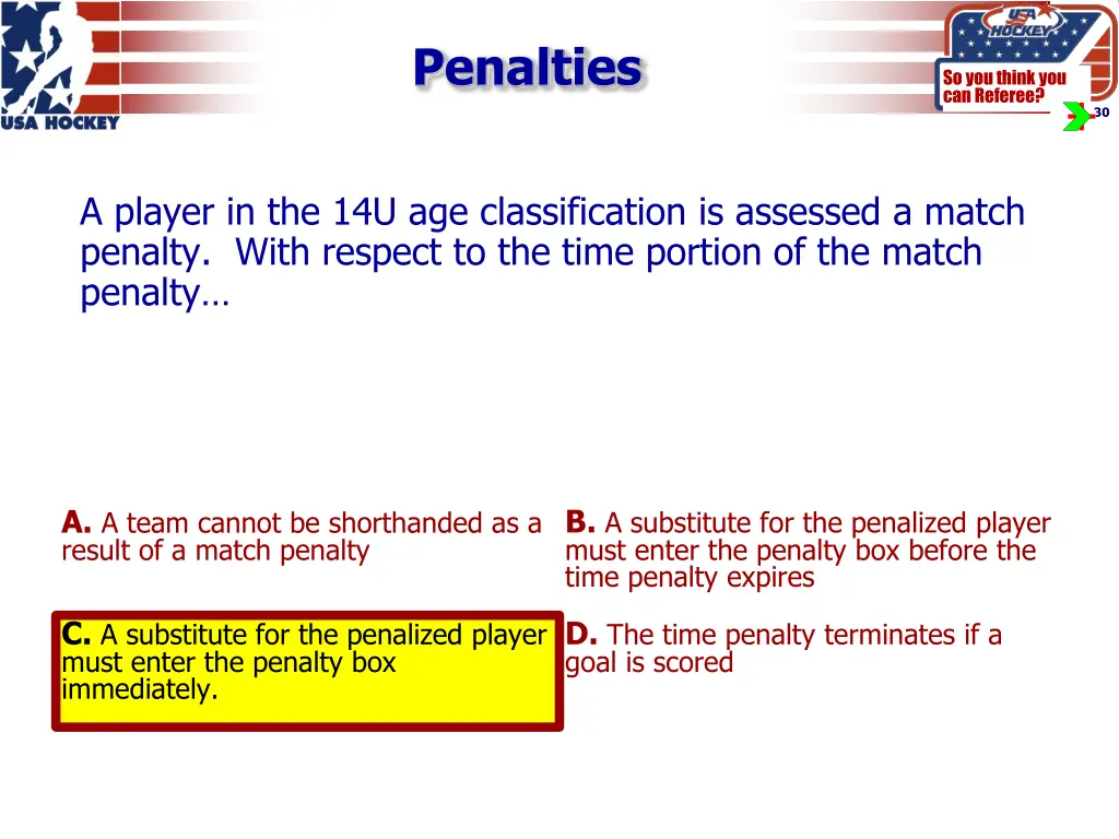 penalties