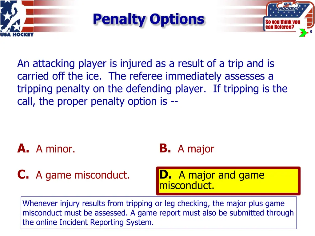 penalty options 1