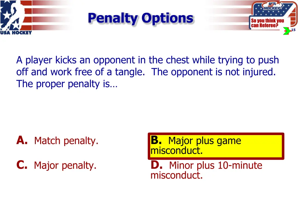 penalty options 3