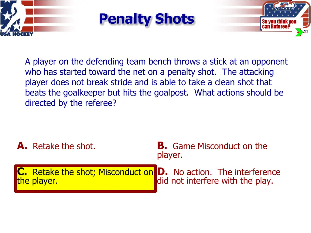 penalty shots