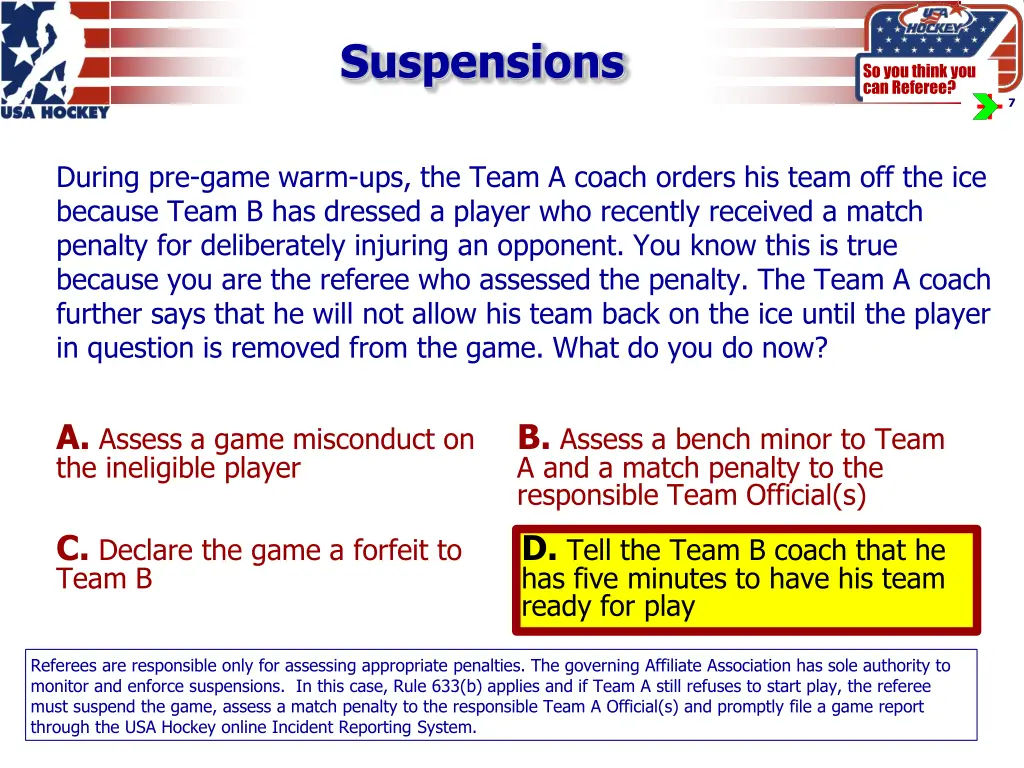 suspensions