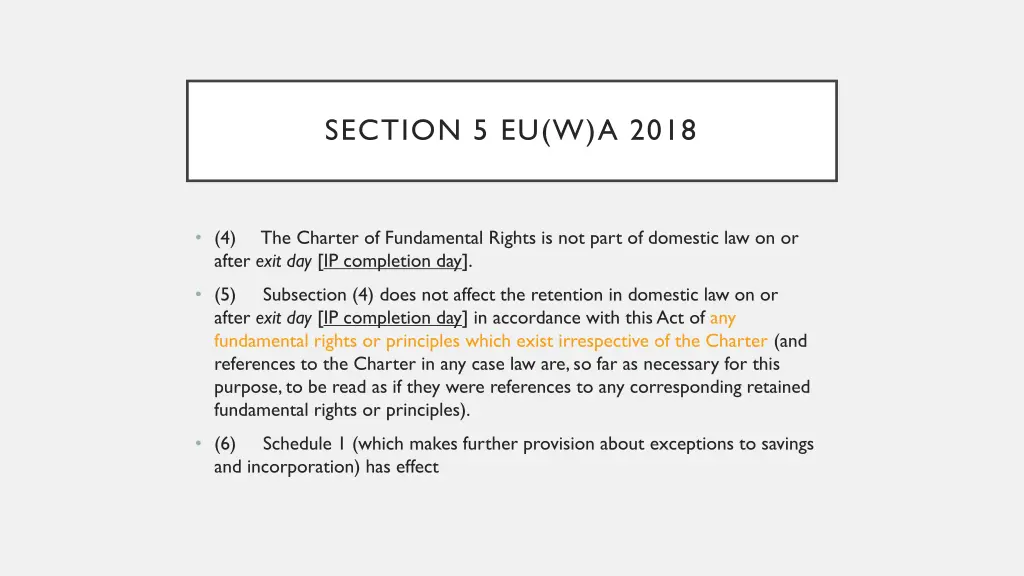 section 5 eu w a 2018