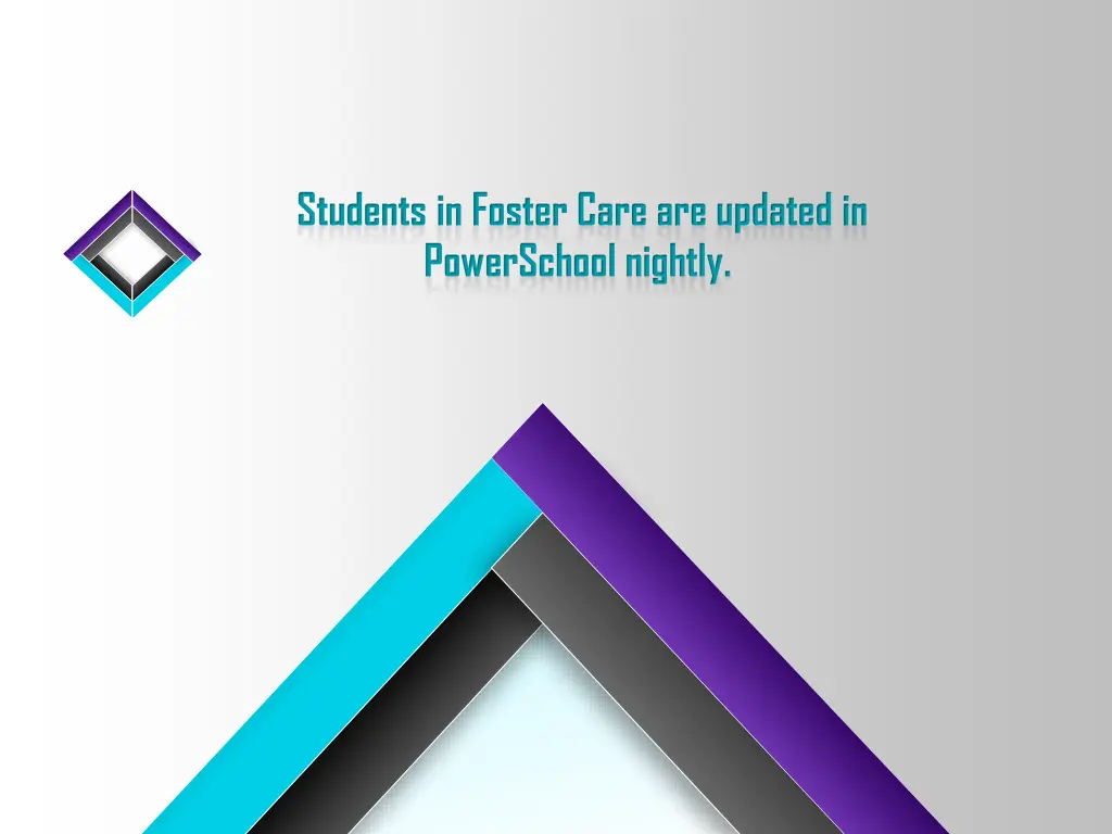 students in foster care are updated