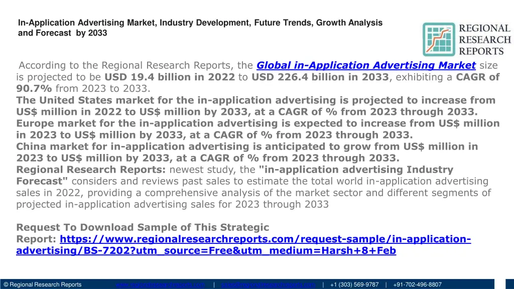 in application advertising market industry