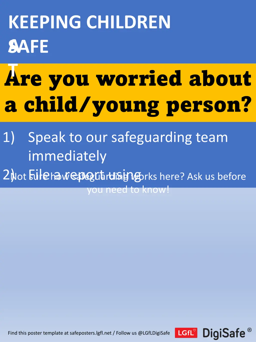 keeping children safe are you worried about 1