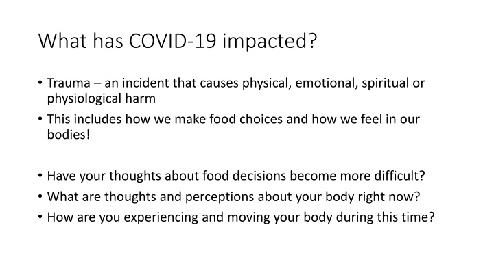 what has covid 19 impacted