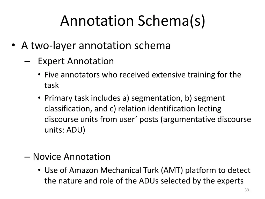 annotation schema s