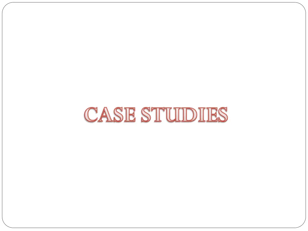 case studies