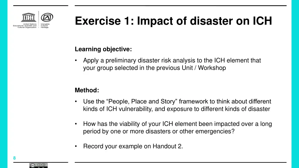 exercise 1 impact of disaster on ich