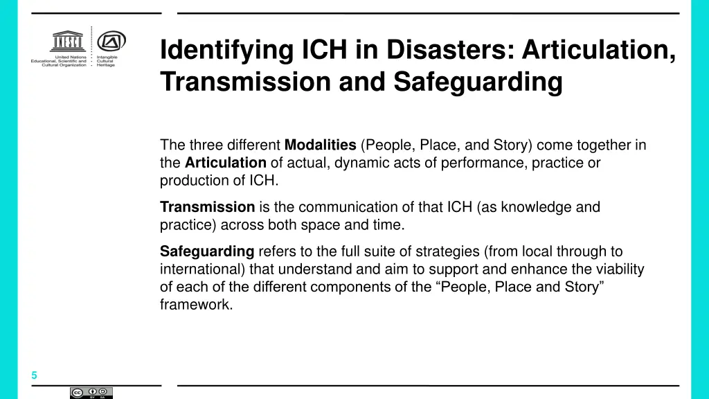 identifying ich in disasters articulation