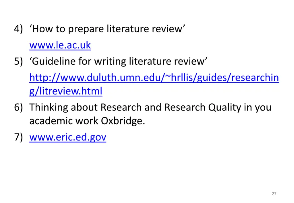 4 how to prepare literature review