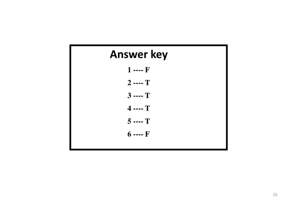 answer key
