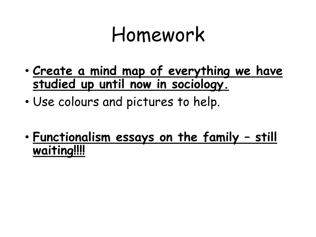 homework