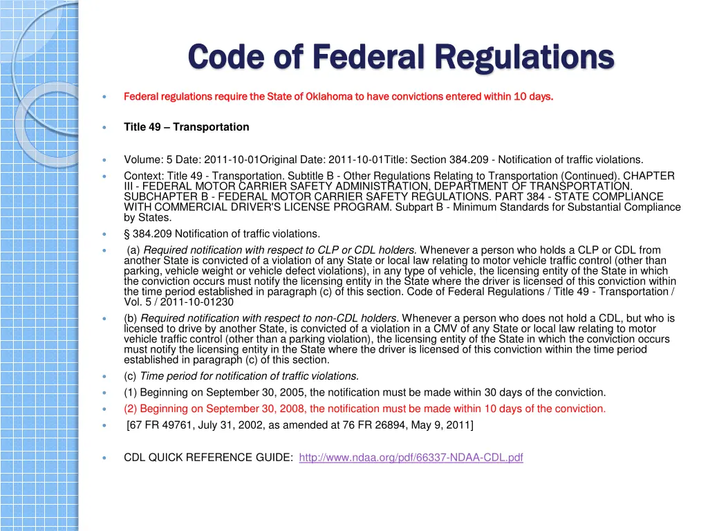 code of federal regulations code of federal