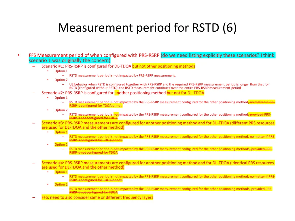 measurement period for rstd 6