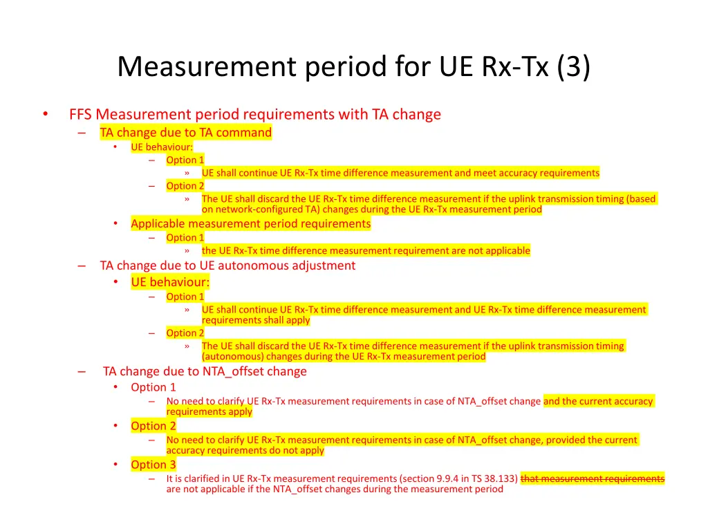 measurement period for ue rx tx 3