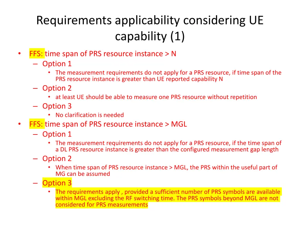 requirements applicability considering