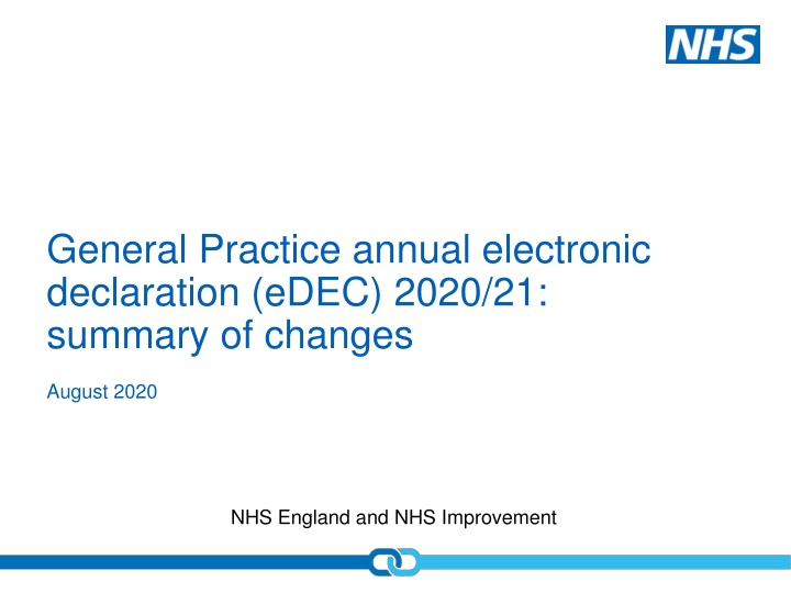 general practice annual electronic declaration