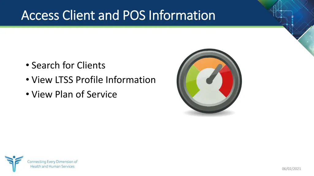 access client and pos information access client