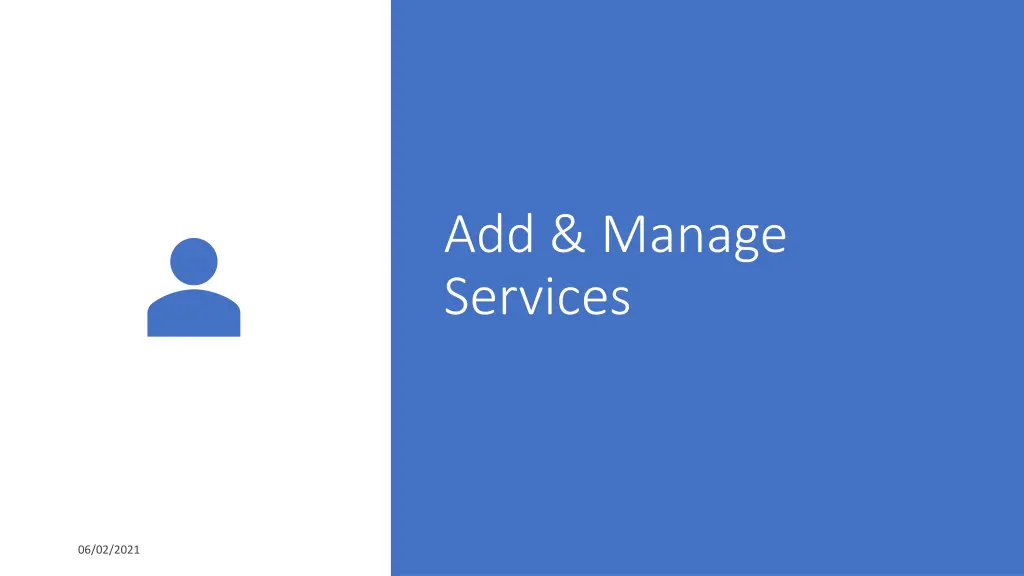 add manage services