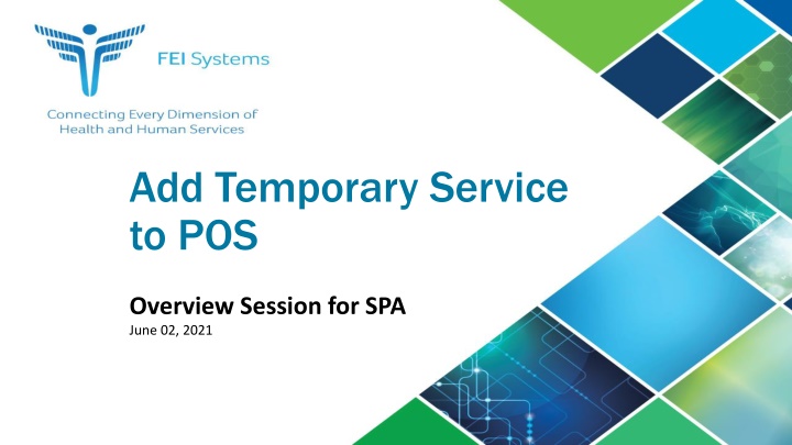 add temporary service to pos