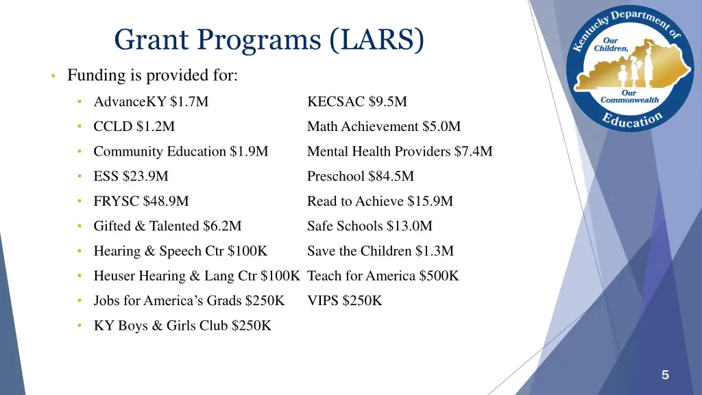 grant programs lars