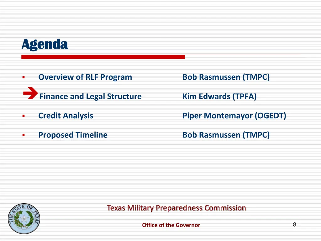 agenda agenda 1