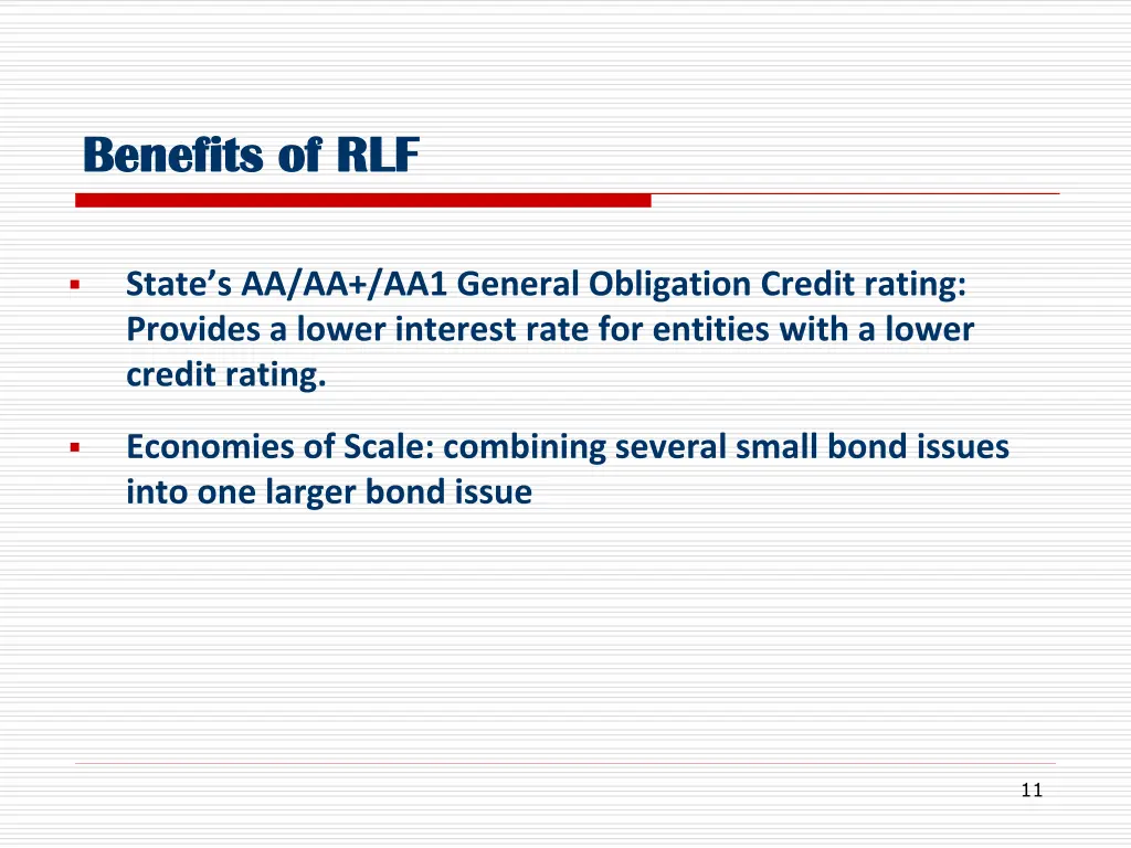 benefits of rlf benefits of rlf