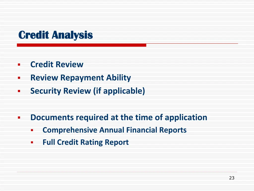 credit analysis credit analysis