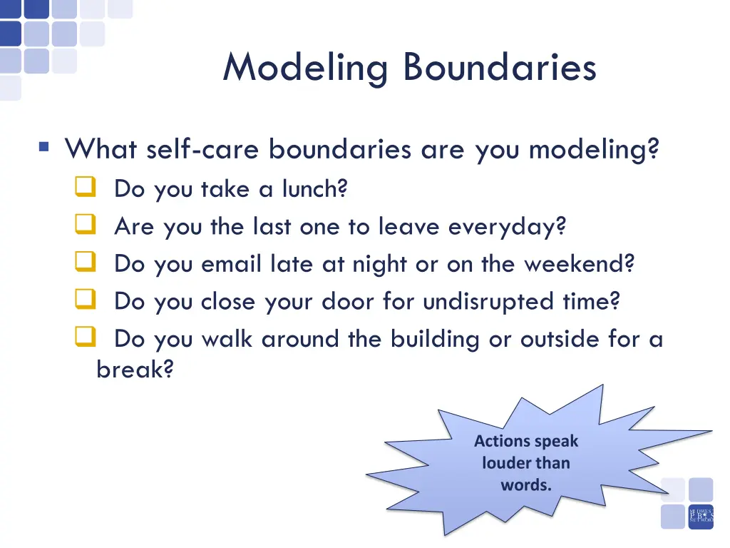 modeling boundaries