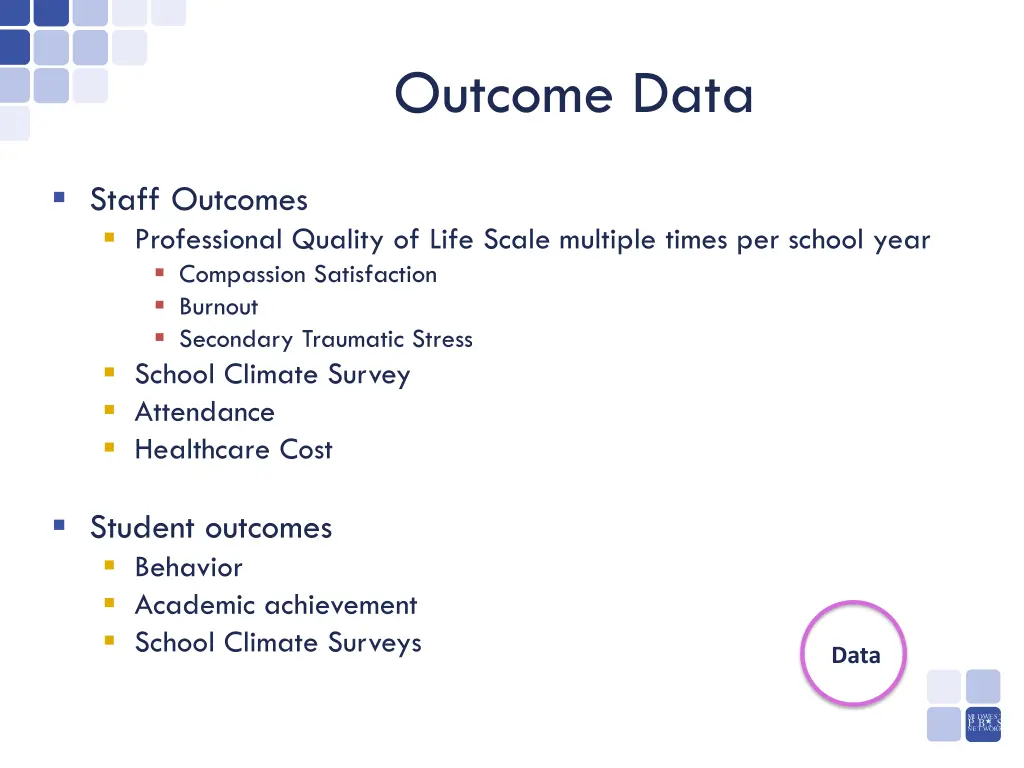 outcome data