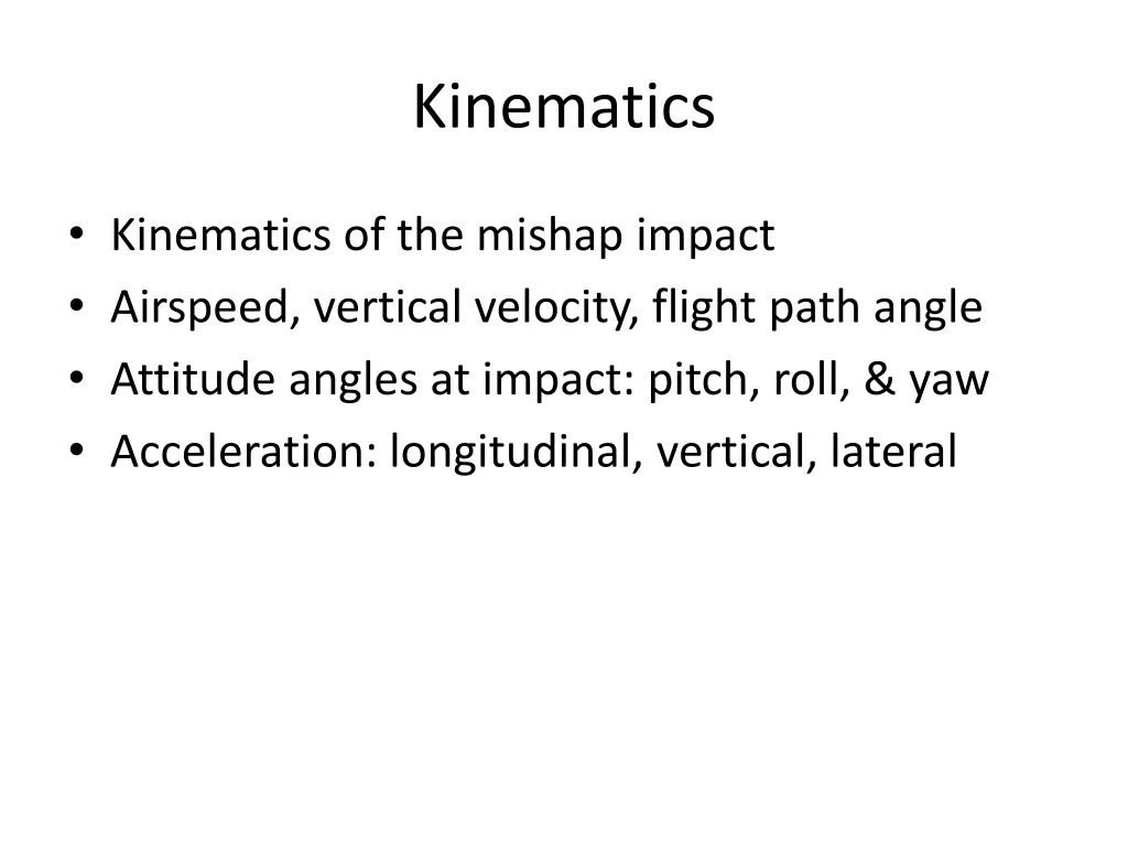 kinematics